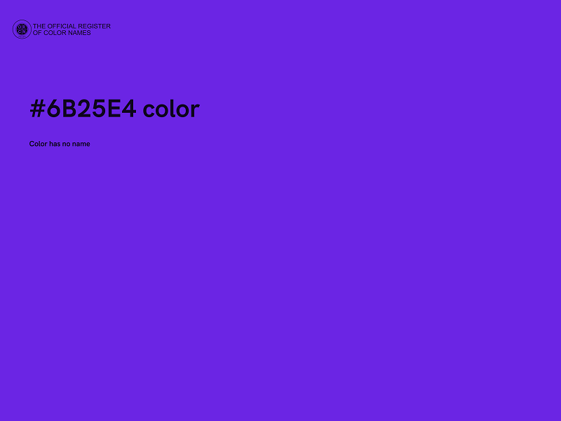 #6B25E4 color image