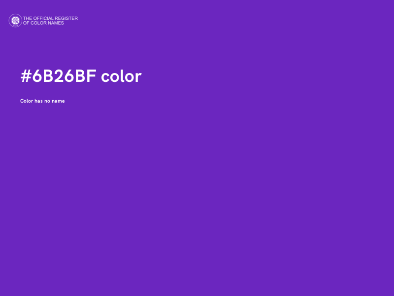 #6B26BF color image
