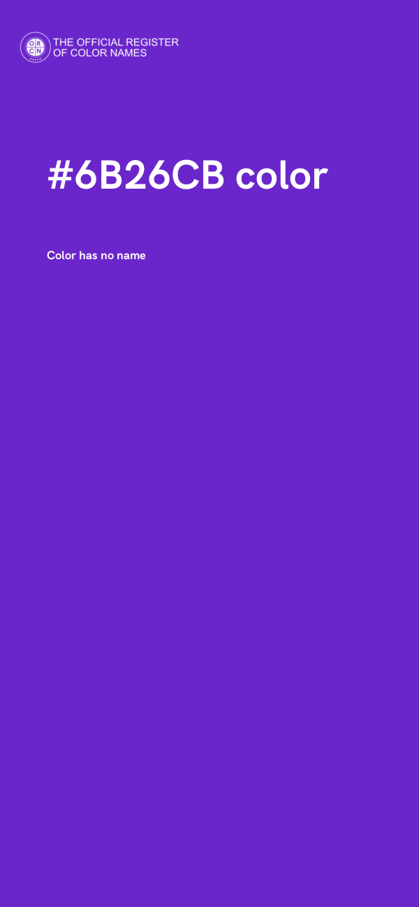 #6B26CB color image