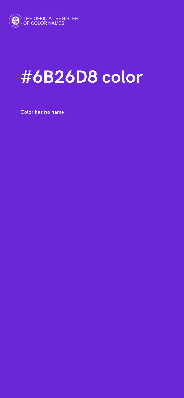 #6B26D8 color image