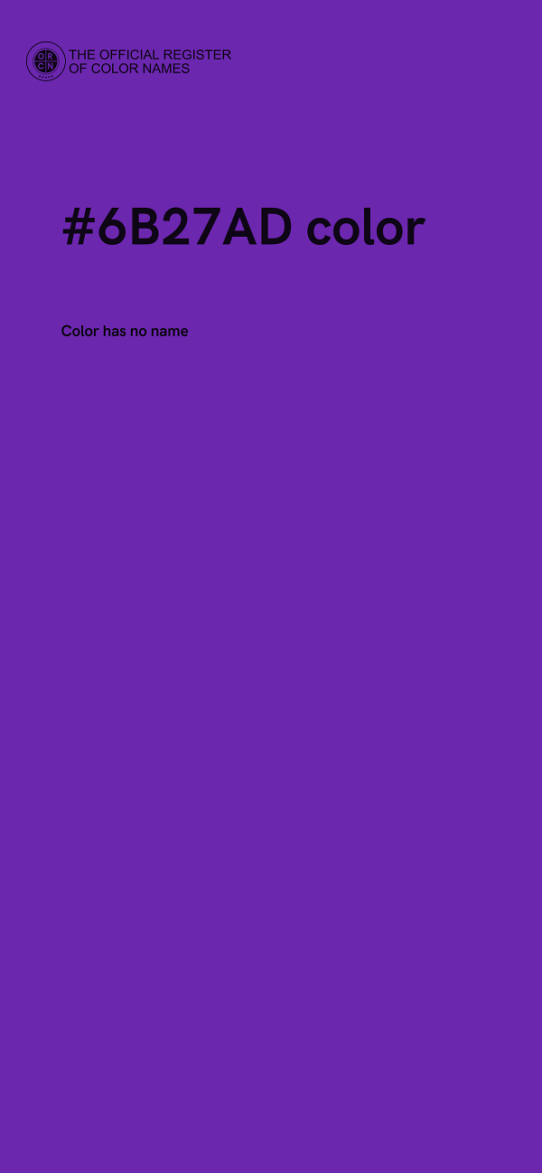 #6B27AD color image