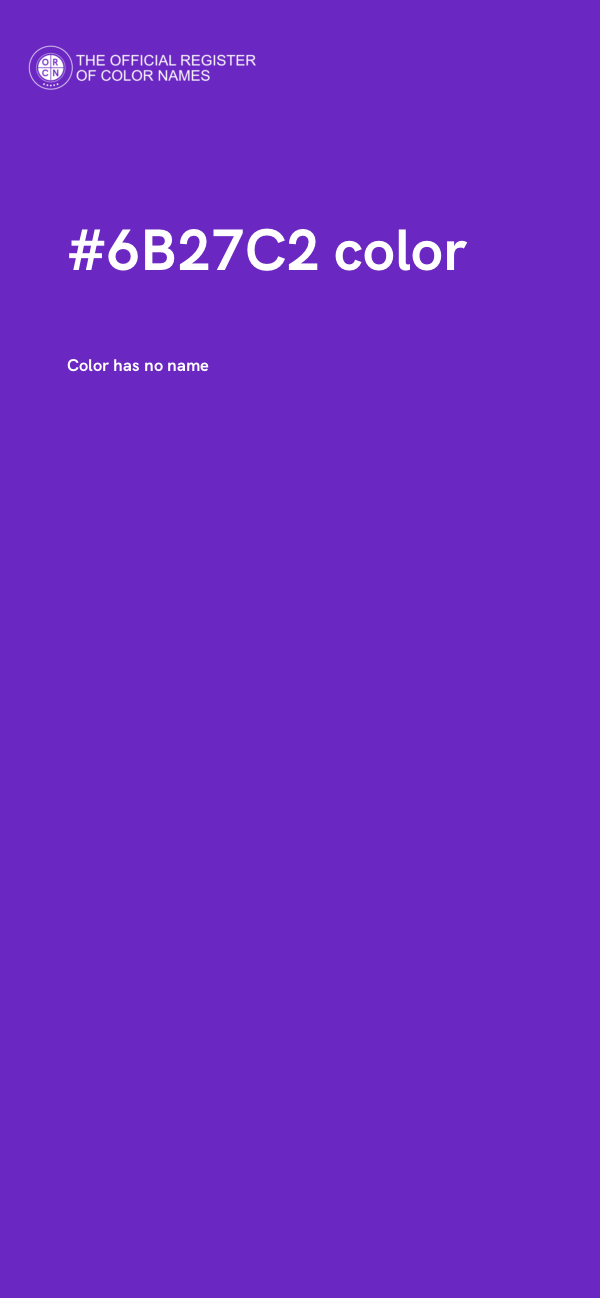 #6B27C2 color image