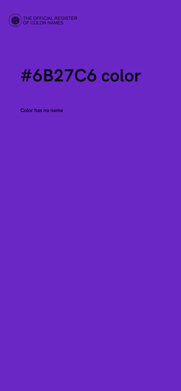#6B27C6 color image