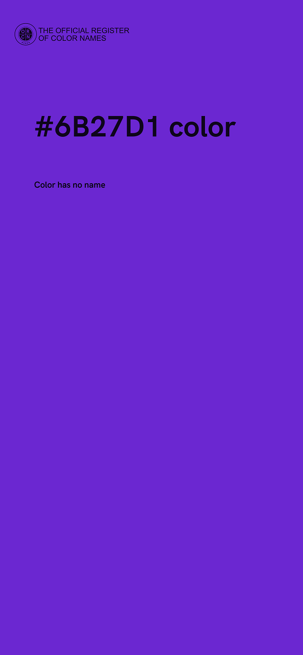 #6B27D1 color image