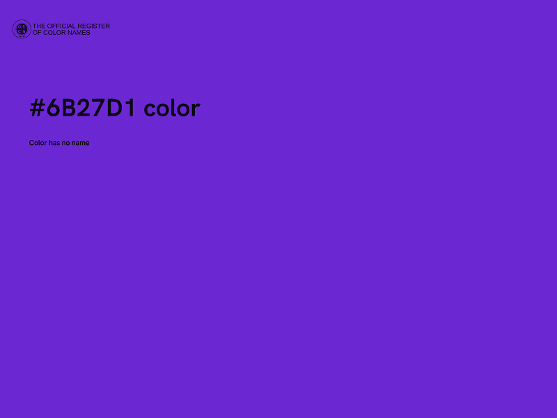 #6B27D1 color image