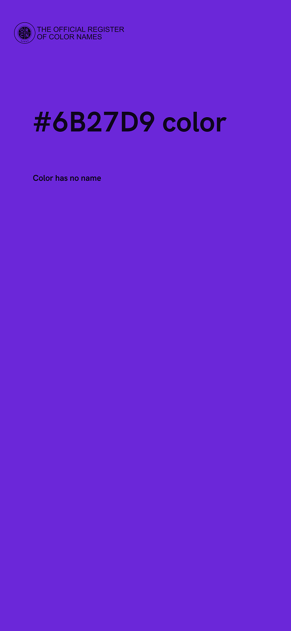 #6B27D9 color image