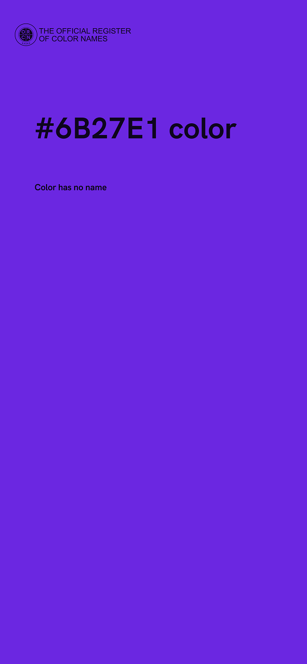 #6B27E1 color image