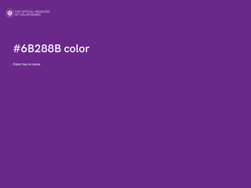 #6B288B color image