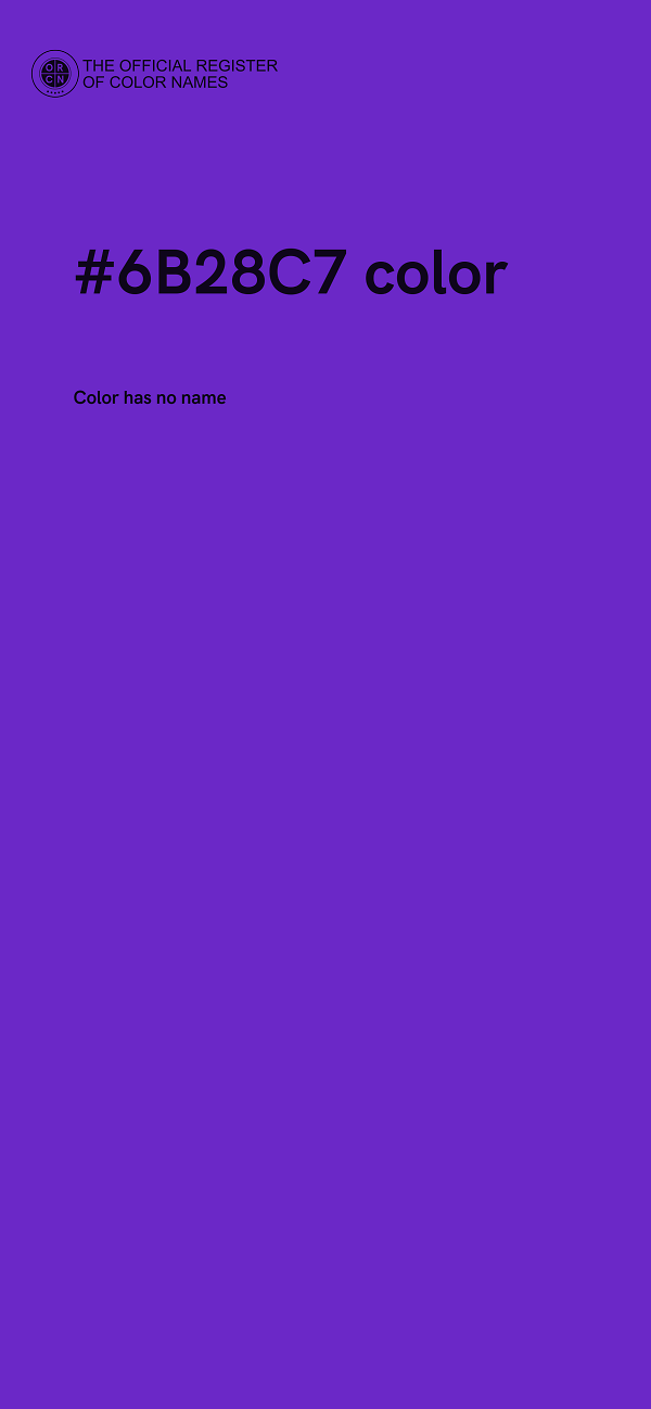#6B28C7 color image