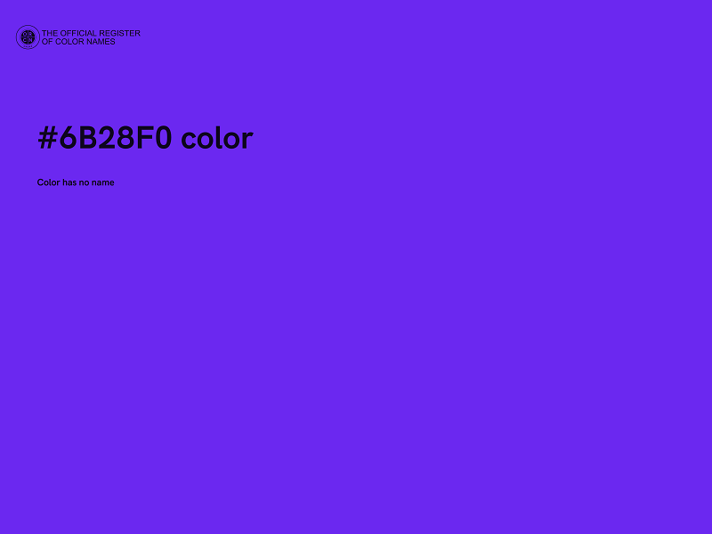 #6B28F0 color image