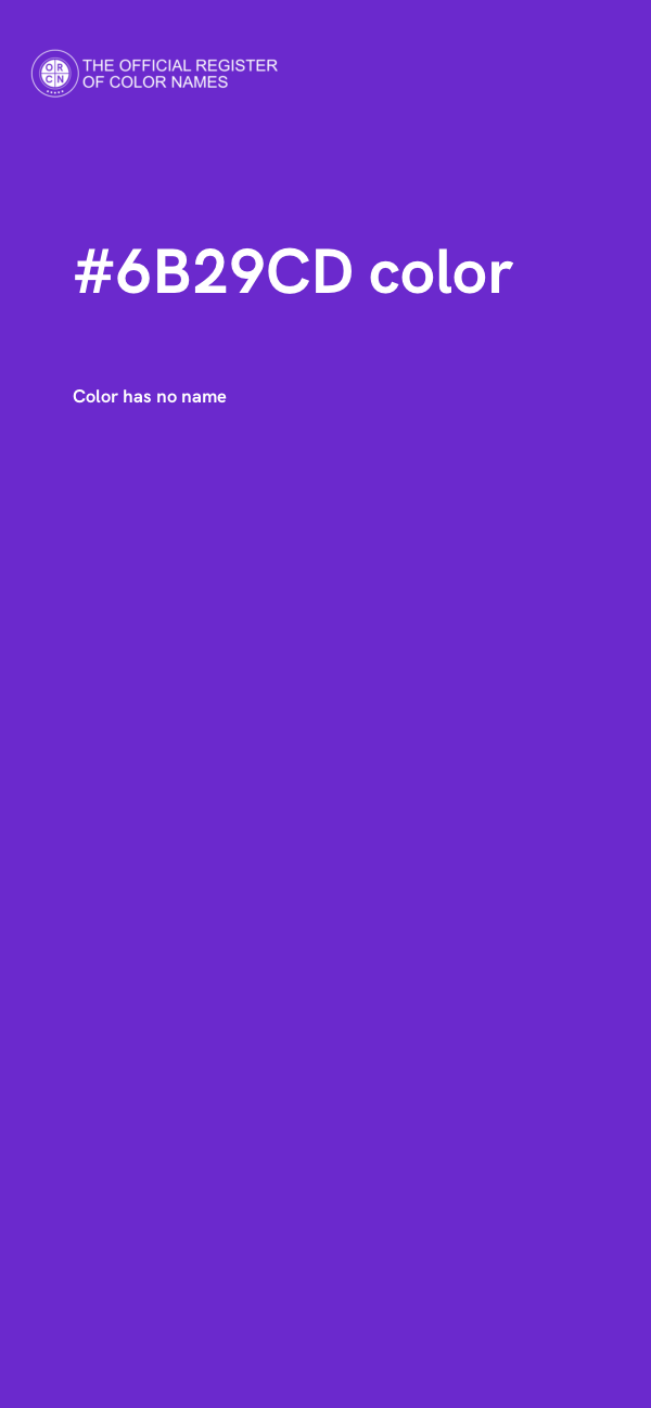 #6B29CD color image