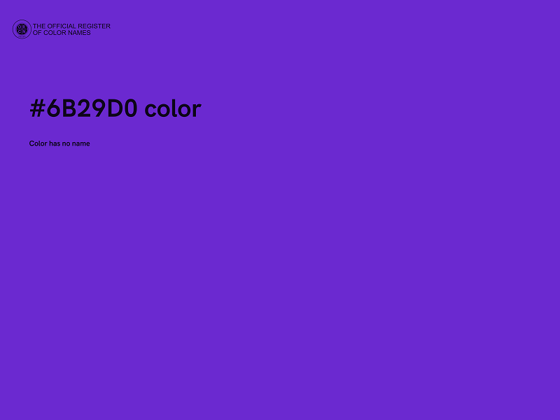 #6B29D0 color image