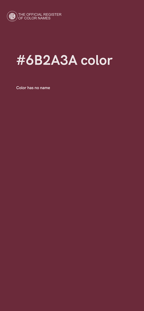 #6B2A3A color image
