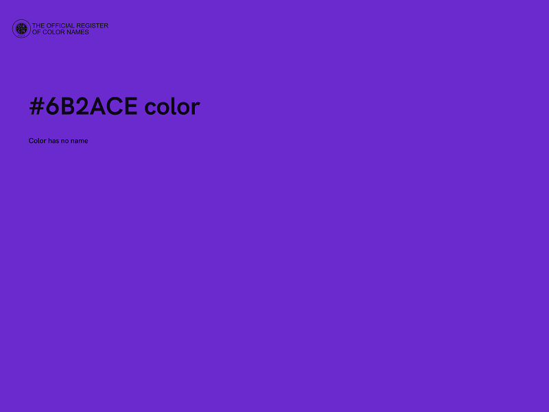 #6B2ACE color image