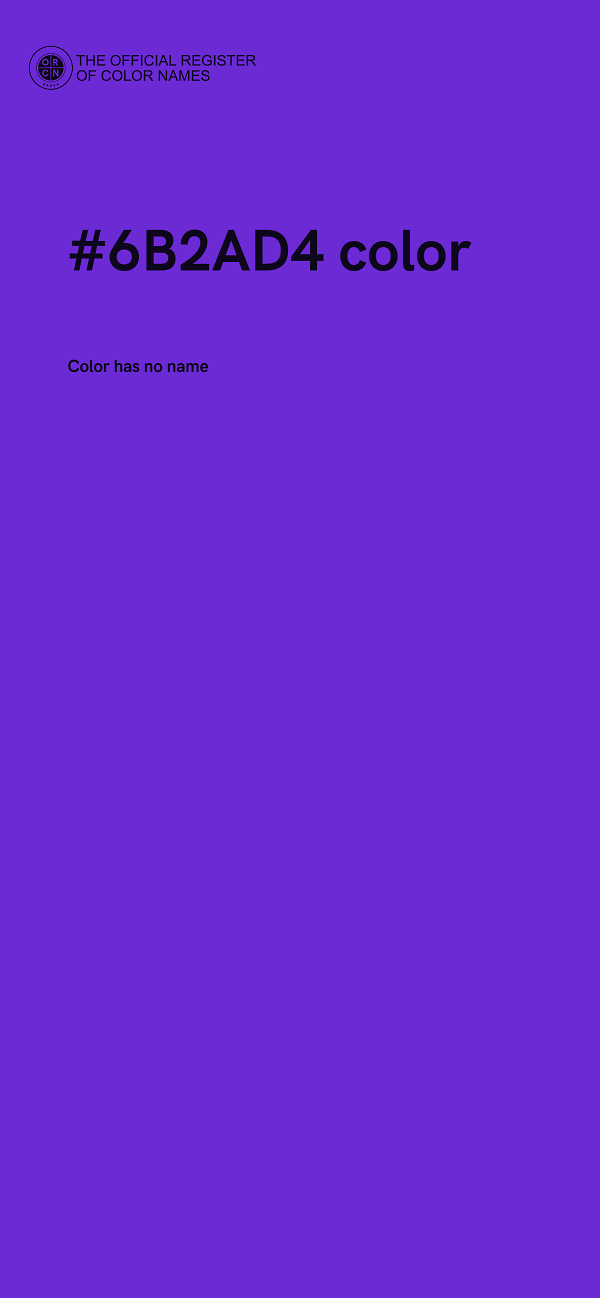 #6B2AD4 color image