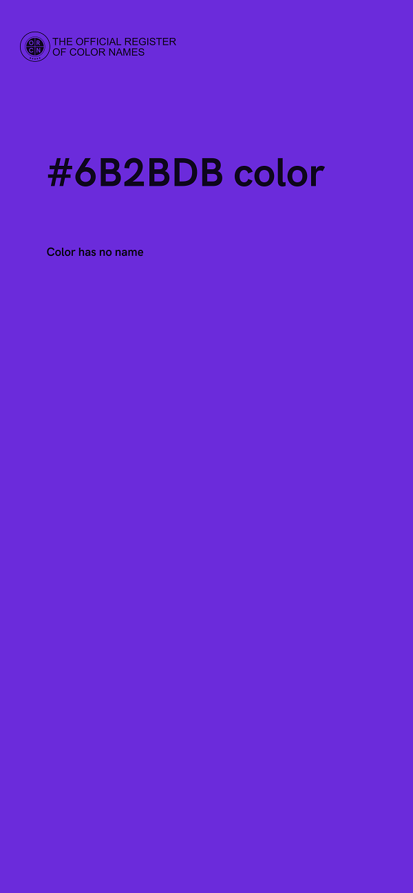 #6B2BDB color image