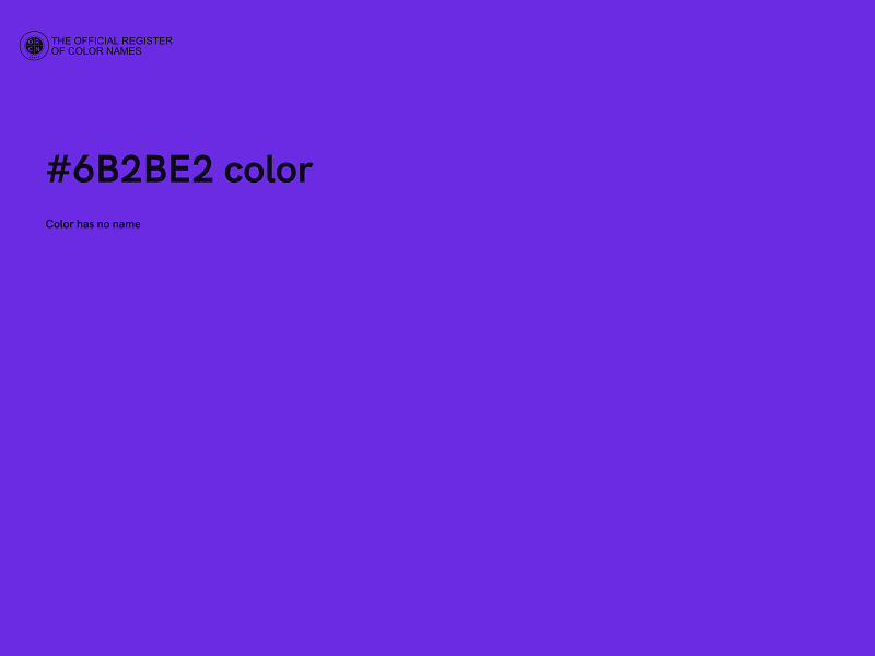 #6B2BE2 color image