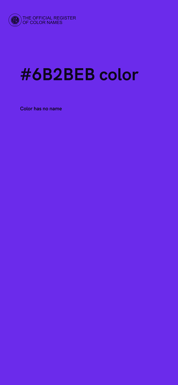 #6B2BEB color image