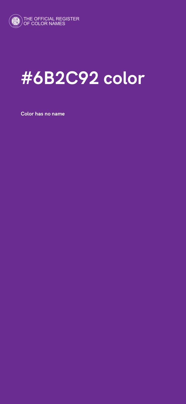 #6B2C92 color image
