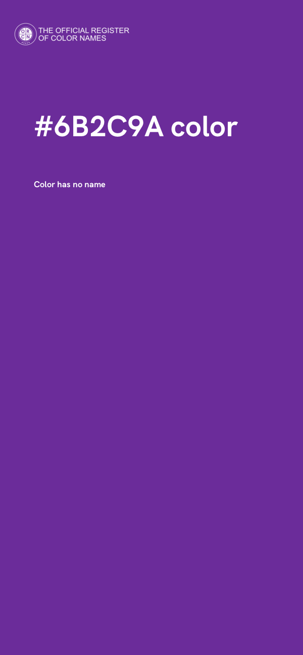 #6B2C9A color image