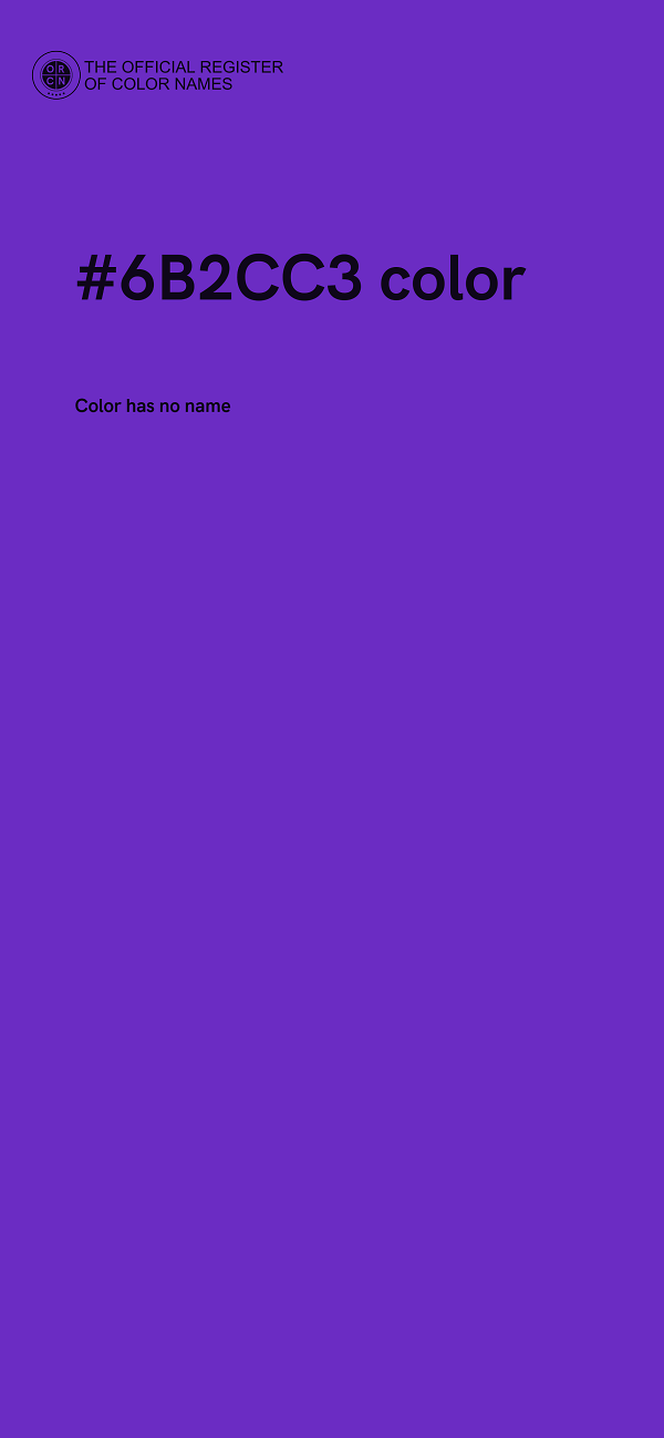 #6B2CC3 color image