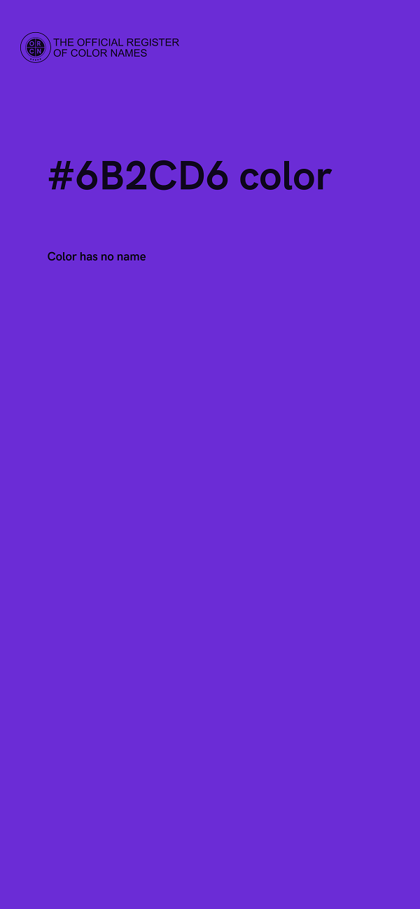 #6B2CD6 color image
