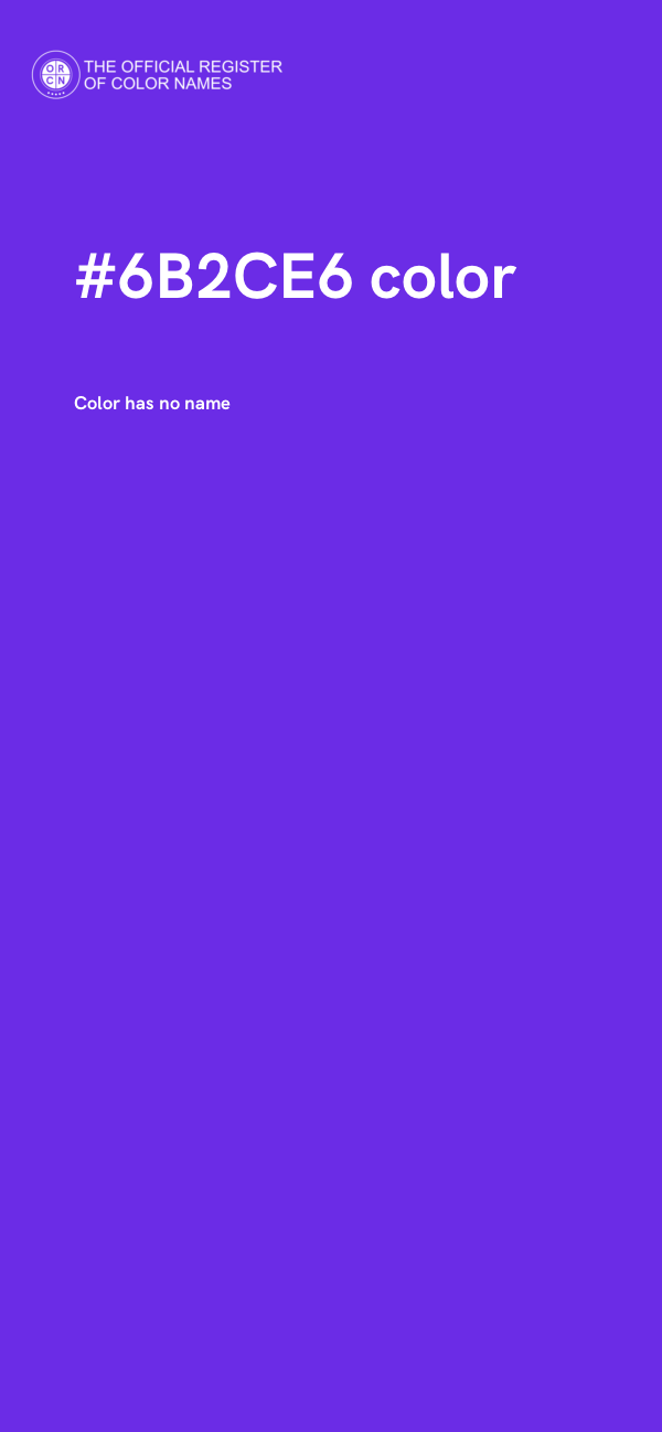 #6B2CE6 color image