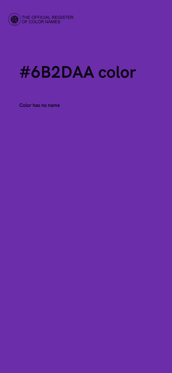 #6B2DAA color image