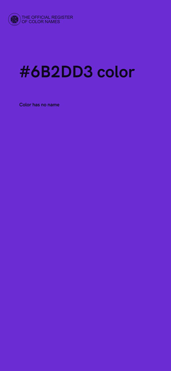 #6B2DD3 color image
