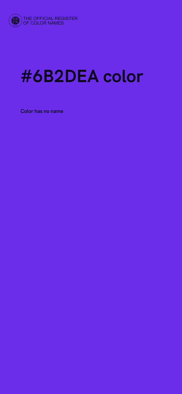 #6B2DEA color image