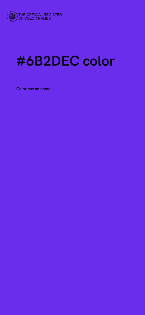 #6B2DEC color image