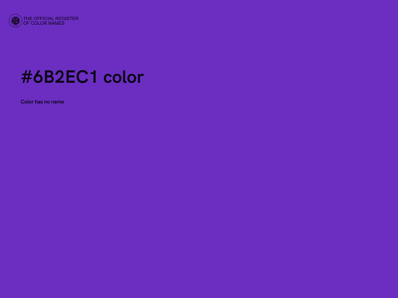 #6B2EC1 color image