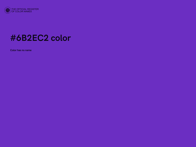 #6B2EC2 color image