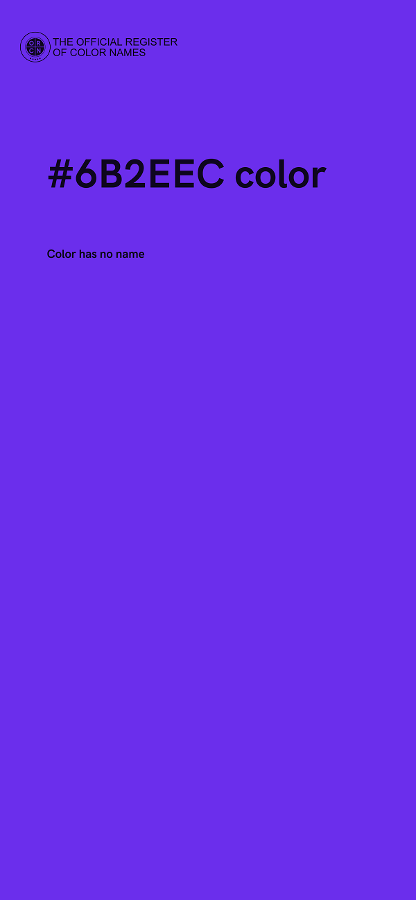 #6B2EEC color image
