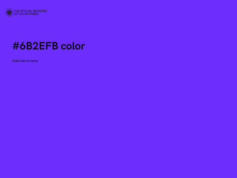 #6B2EFB color image