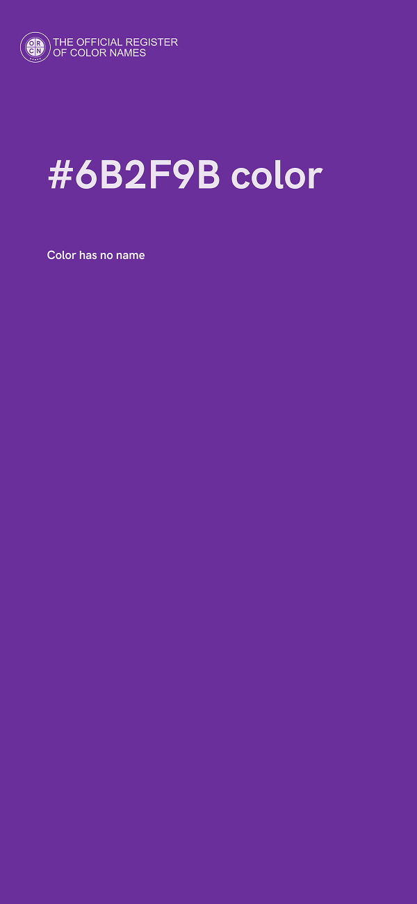 #6B2F9B color image