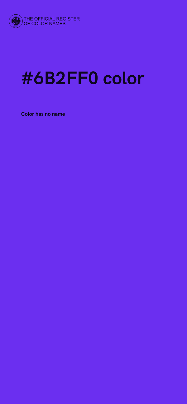#6B2FF0 color image