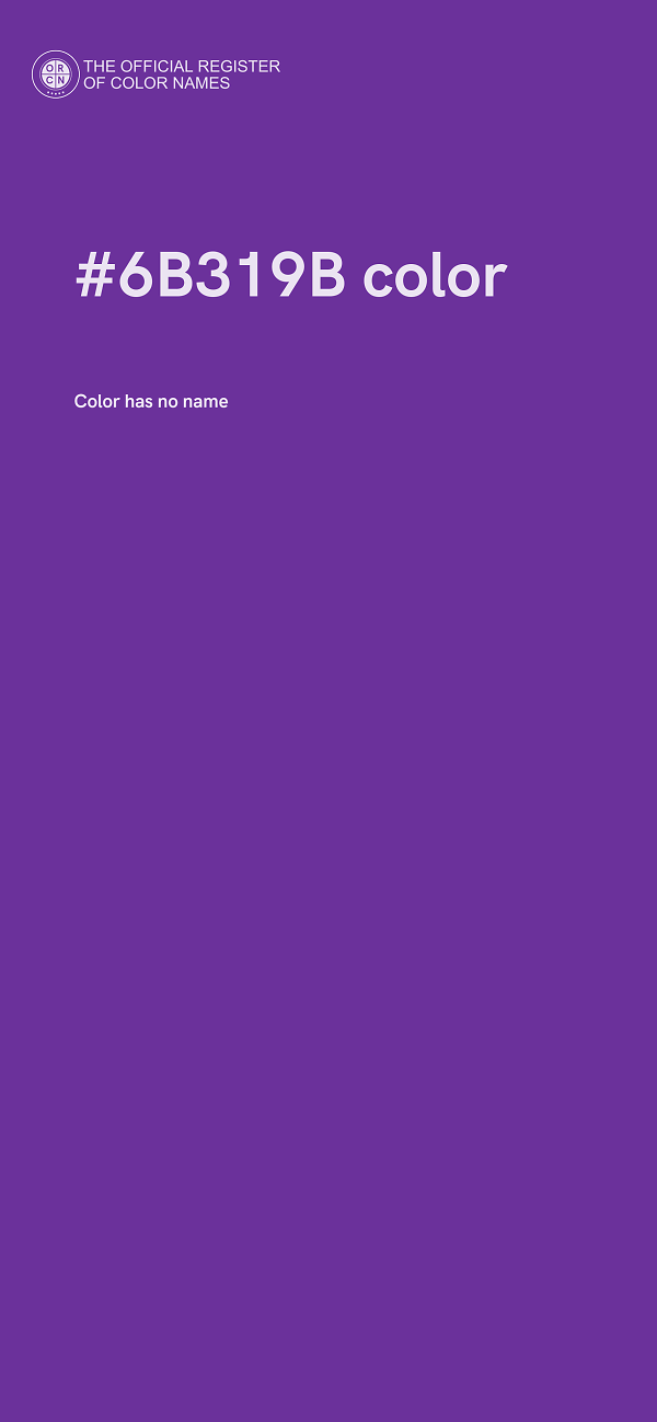 #6B319B color image