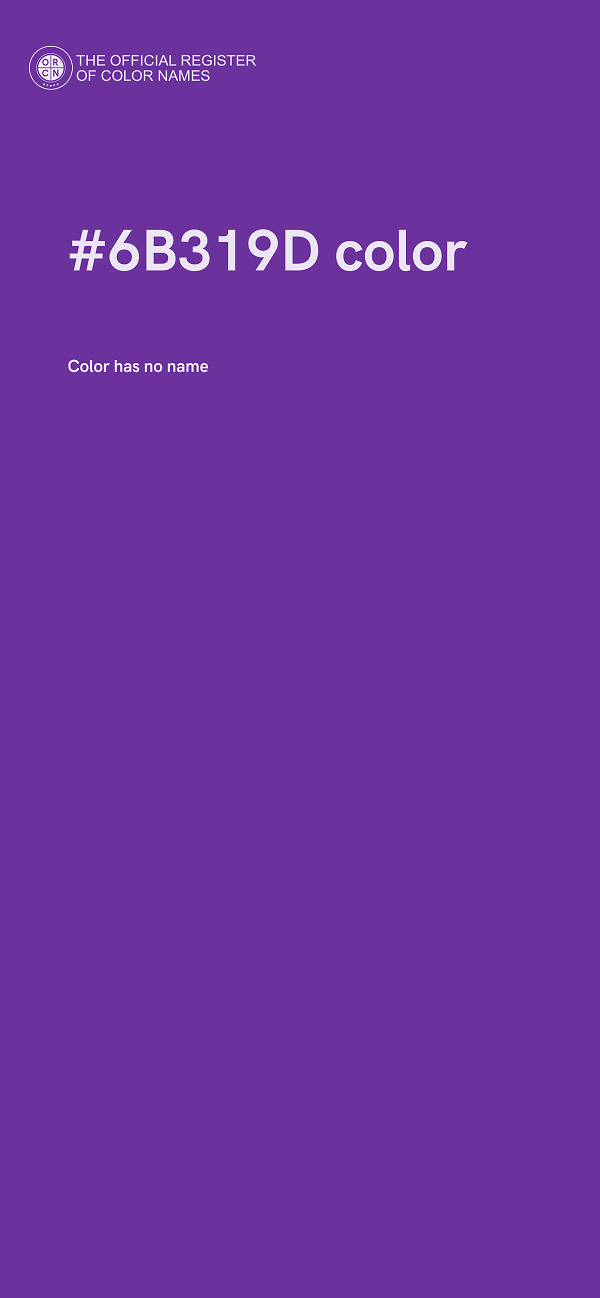 #6B319D color image