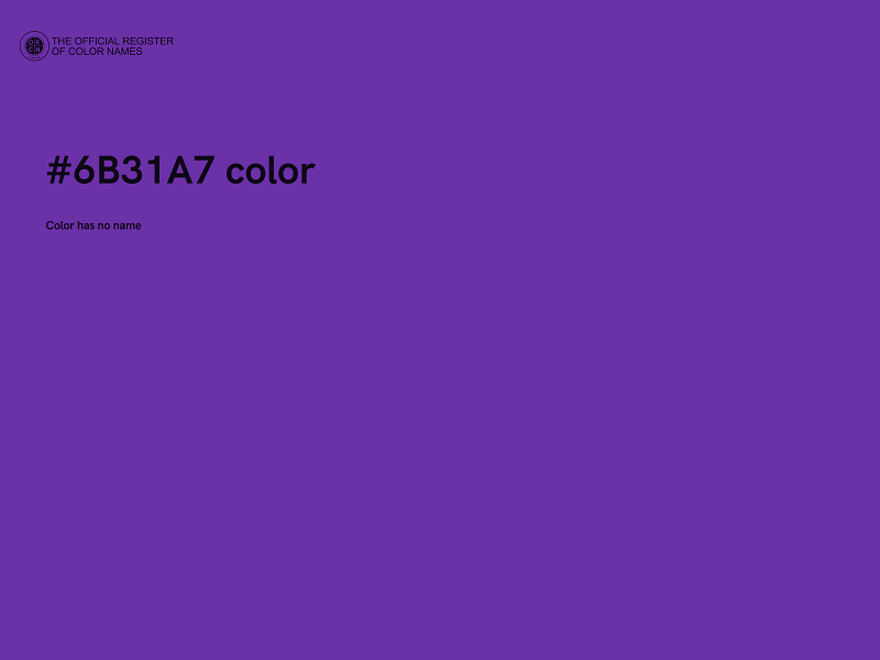 #6B31A7 color image