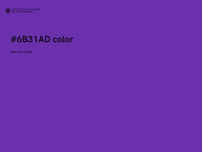 #6B31AD color image