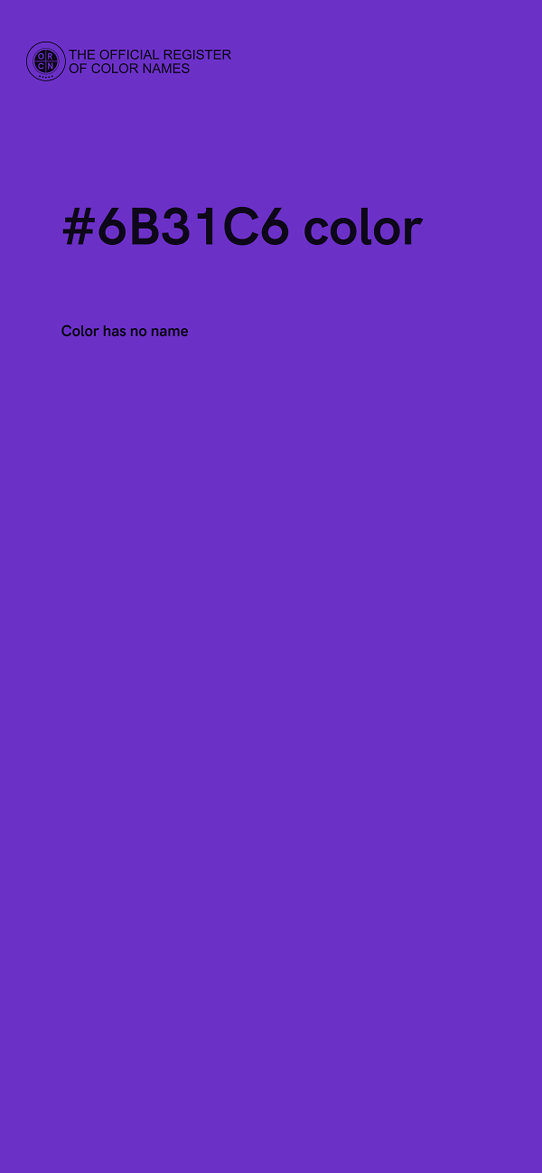 #6B31C6 color image
