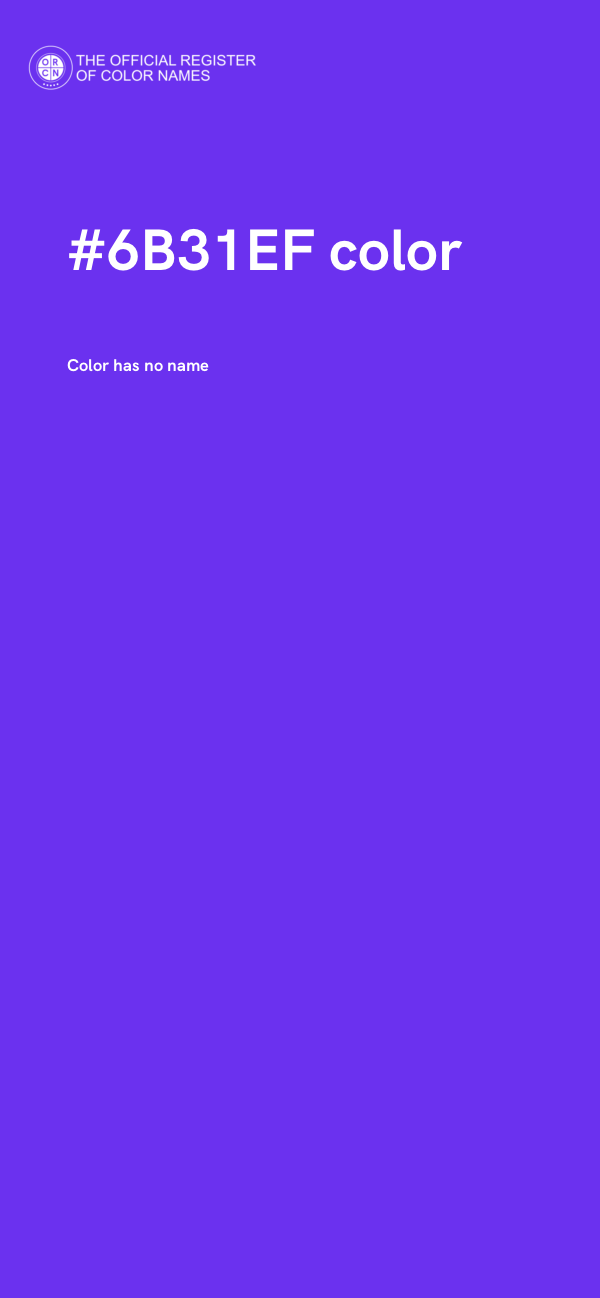 #6B31EF color image