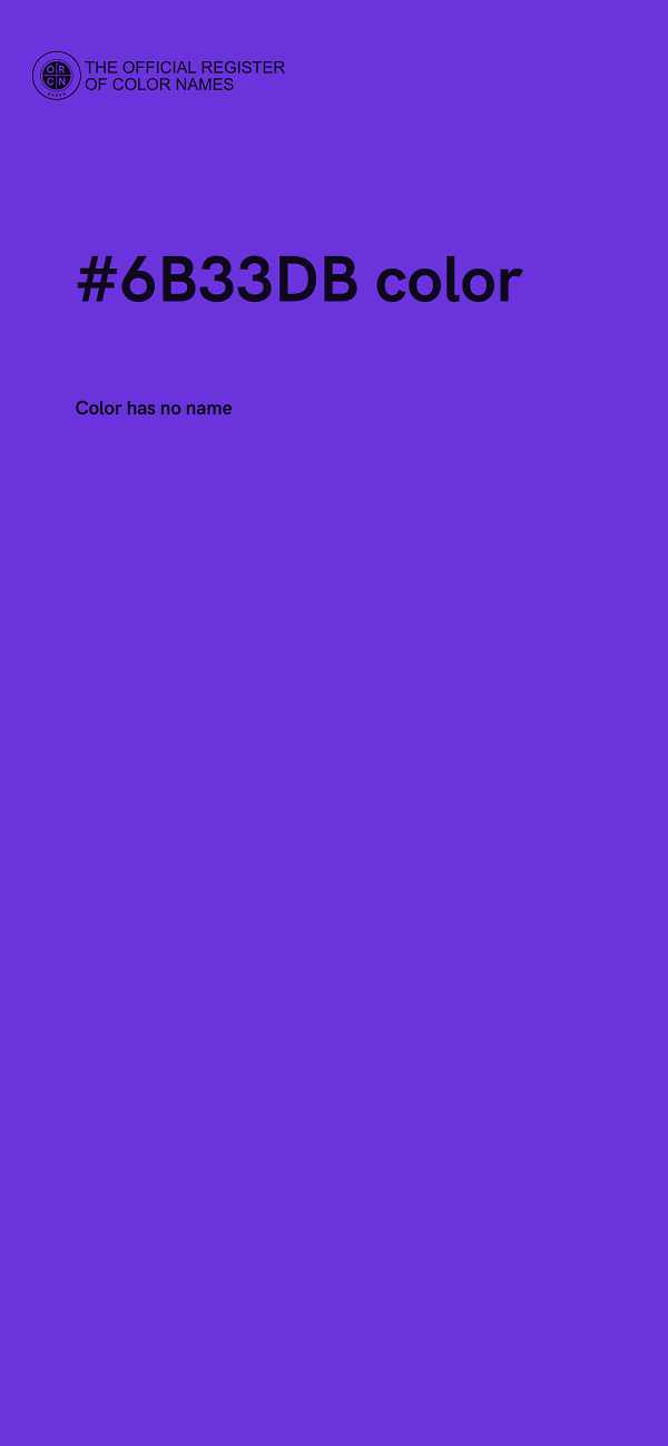 #6B33DB color image