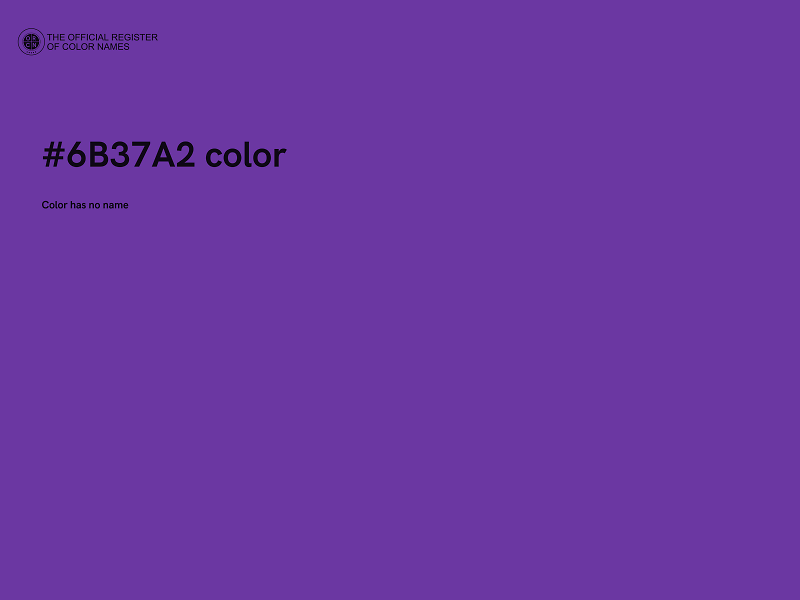 #6B37A2 color image