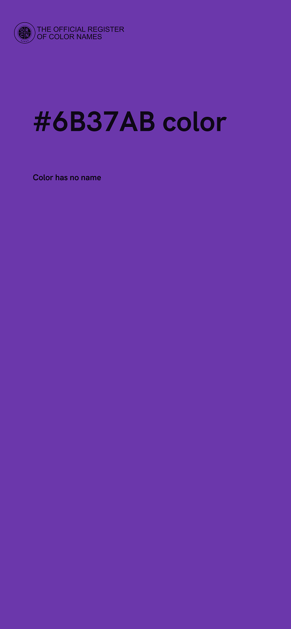 #6B37AB color image