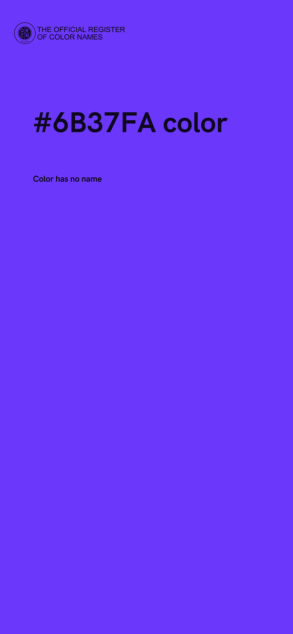 #6B37FA color image