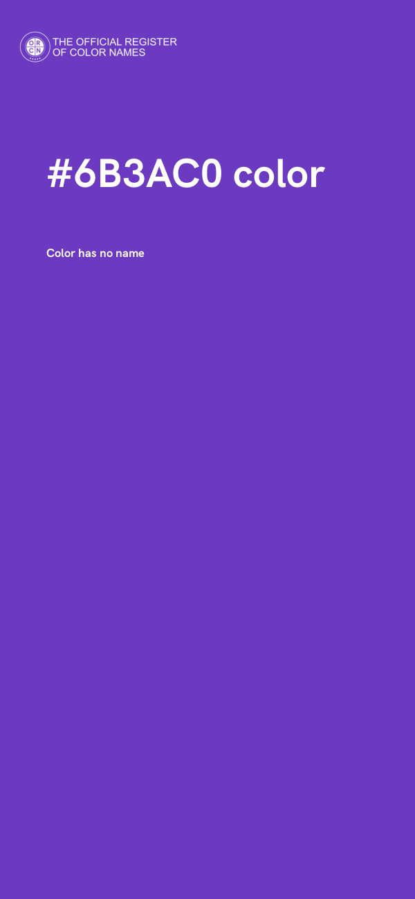 #6B3AC0 color image