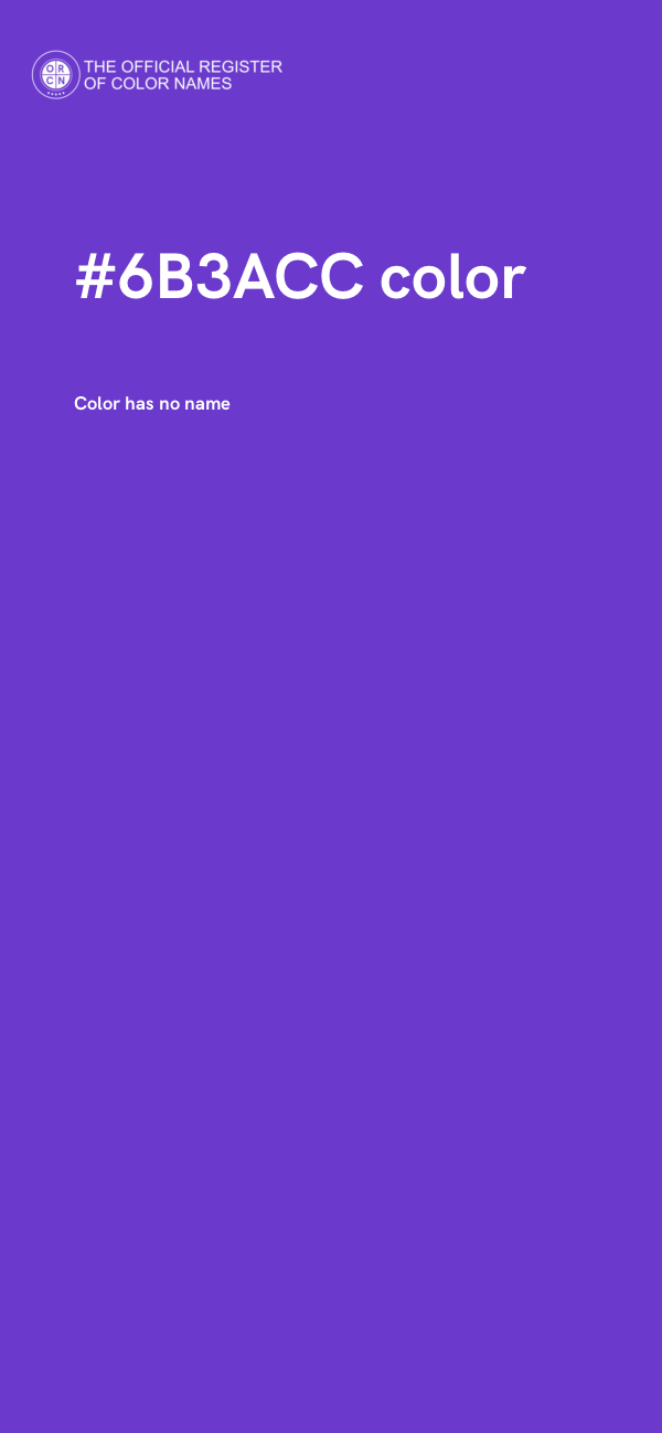 #6B3ACC color image