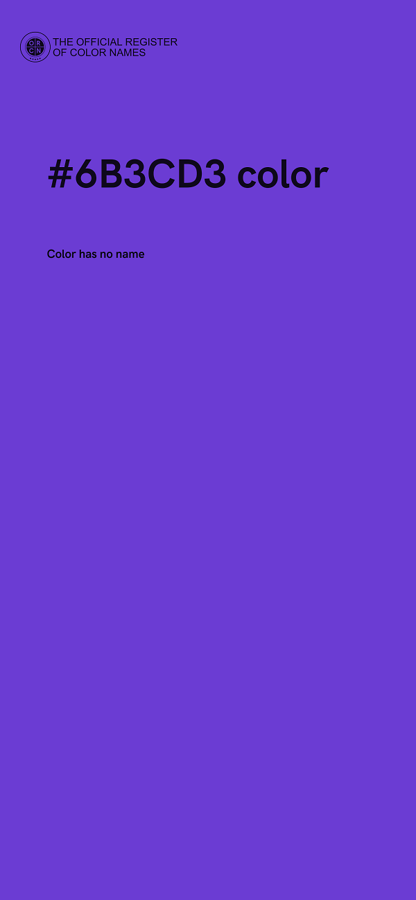 #6B3CD3 color image